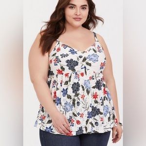 Torrid Floral Cami Size 5